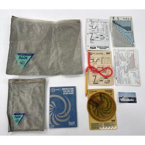 PADI Open Water Diver Lot Data Carrier The Wheel Recreational Planner Dive Crew
